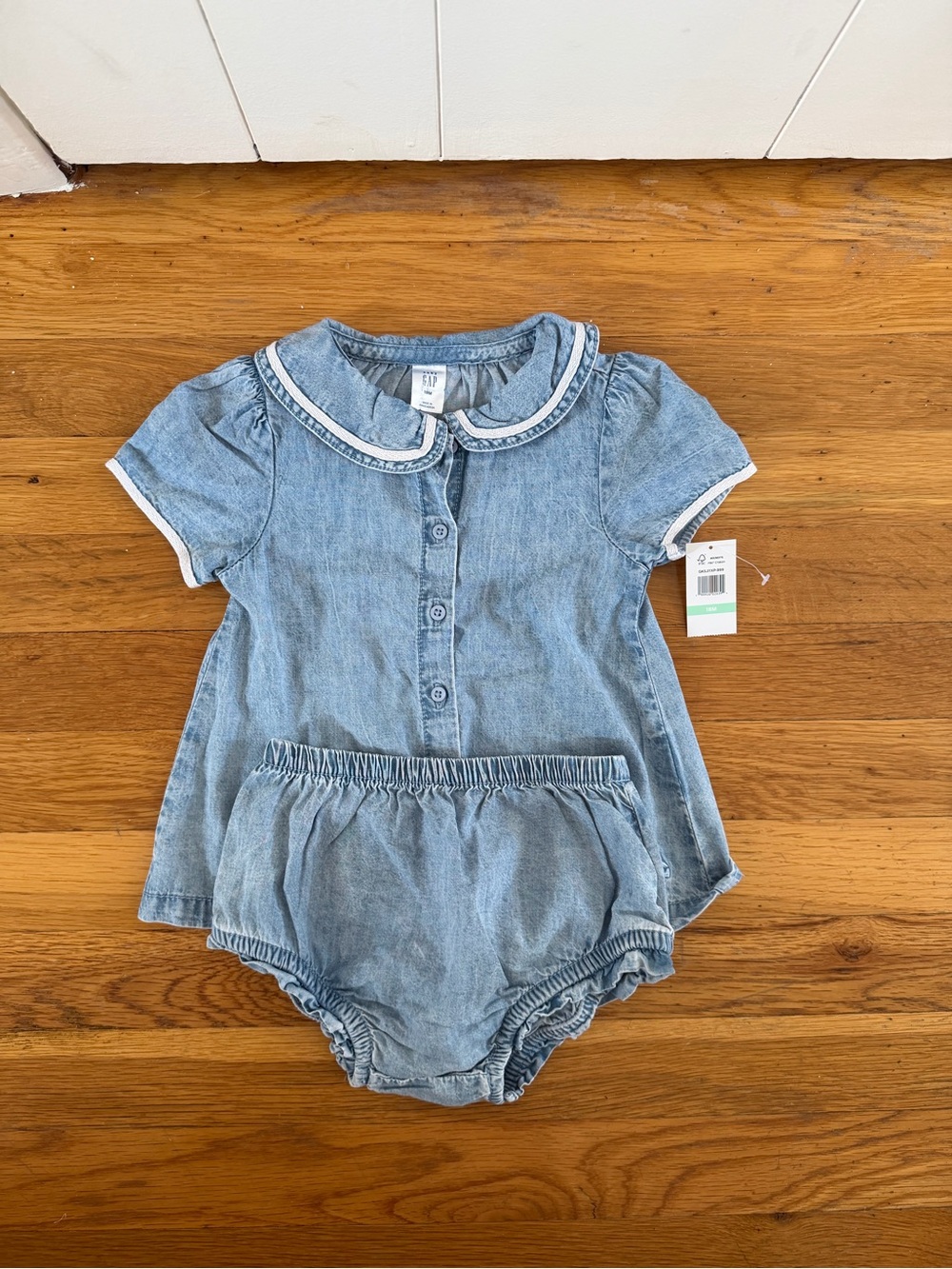 Baby Gap Chambray Dress & Bloomers Set | NWT | 18M